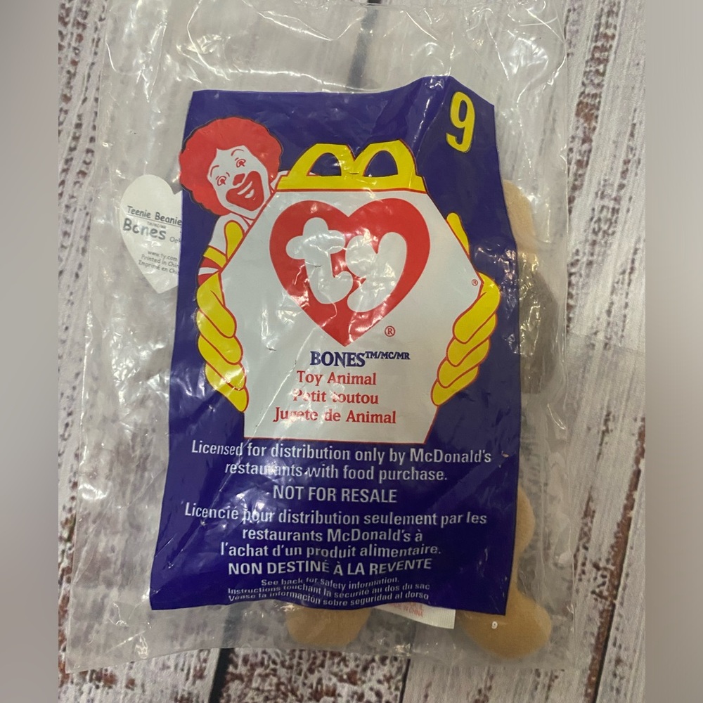 Teenie Beanie Baby Bones Happy Meal Toy Vintage 1998